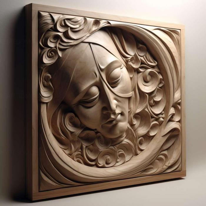 نموذج ثلاثي الأبعاد لآلة CNC 3D Art 